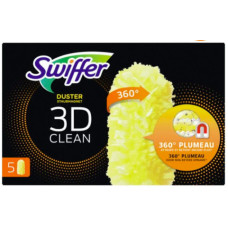Запасні щітки на піпідастр Swiffer 360 Heavy Duty Dusters Microfiber Heavy Duty Duster Refill 5 шт.